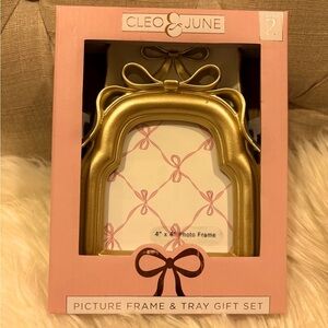 🎀Photo frame and tray set